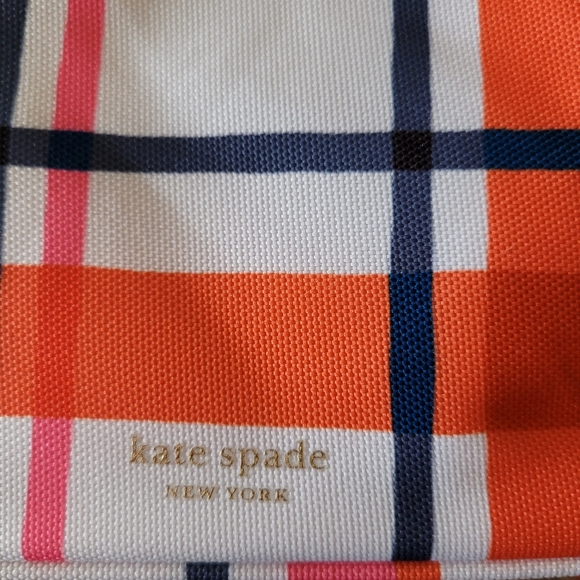 Kate Spade Spring plaid lunch tote - Picture 5 of 8
